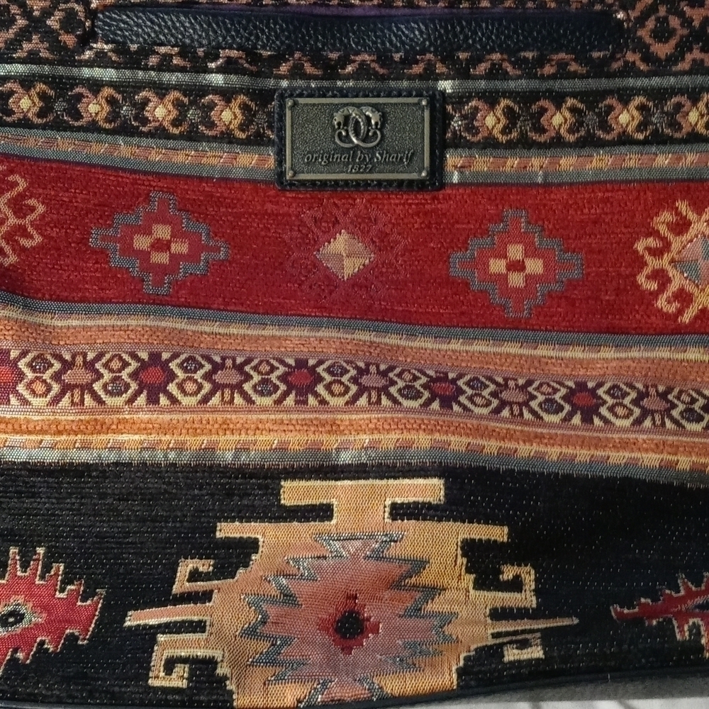 Original Sharif purse tote bag leather fringes NWT - Picture 6 of 16